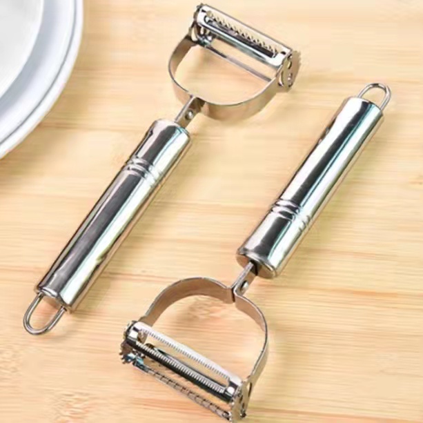 Peeler 2 in 1 Alat Pengupas Kulit Buah Sayur bahan Stainless Steel Pengiris Sayuran 2in1 KC102