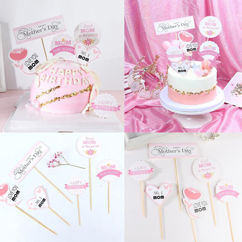 1 Set Topper Kue Ulang Tahun Diy Untuk Hari Ibu