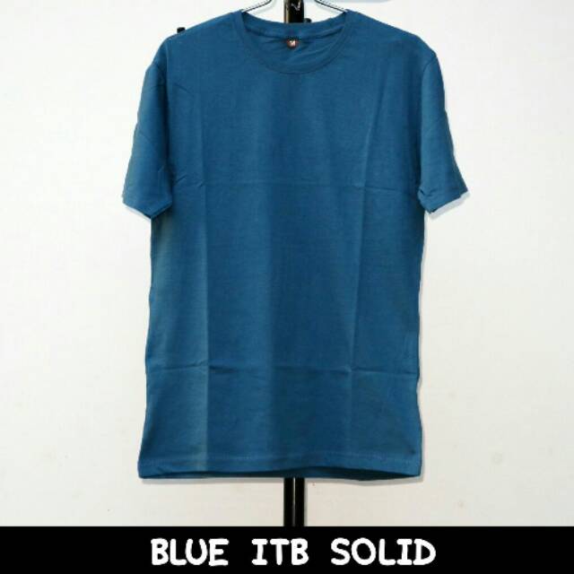 KAOS POLOS PREMIUM BLUE ITB SOLID