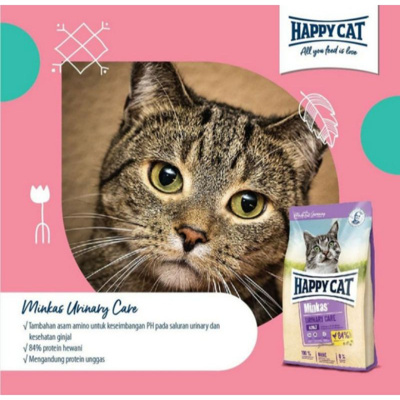 Happy Cat Minkas Urinary Care 10kg / Happy Cat Urinary Care (Link Gojek/grab)