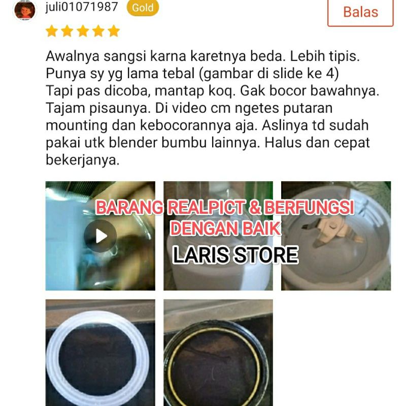 GELAS BUMBU KACA + PISAU 1SET BLENDER PANASONIC MX 101SG / MX J1G