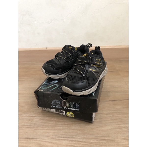 sepatu skechers anak nyala preloved bekas bagus original ori murah sneakers lampu i light up