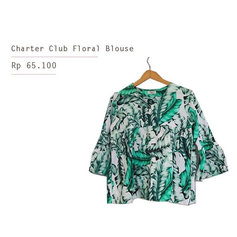 Charter club blouse Preloved