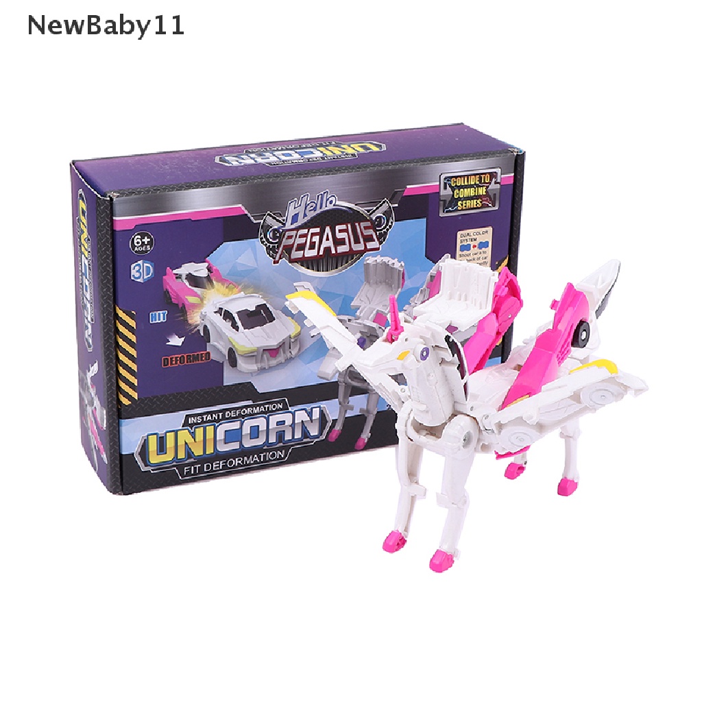 Image of Mainan Robot Transformasi Bentuk Unicorn Untuk Anak #4