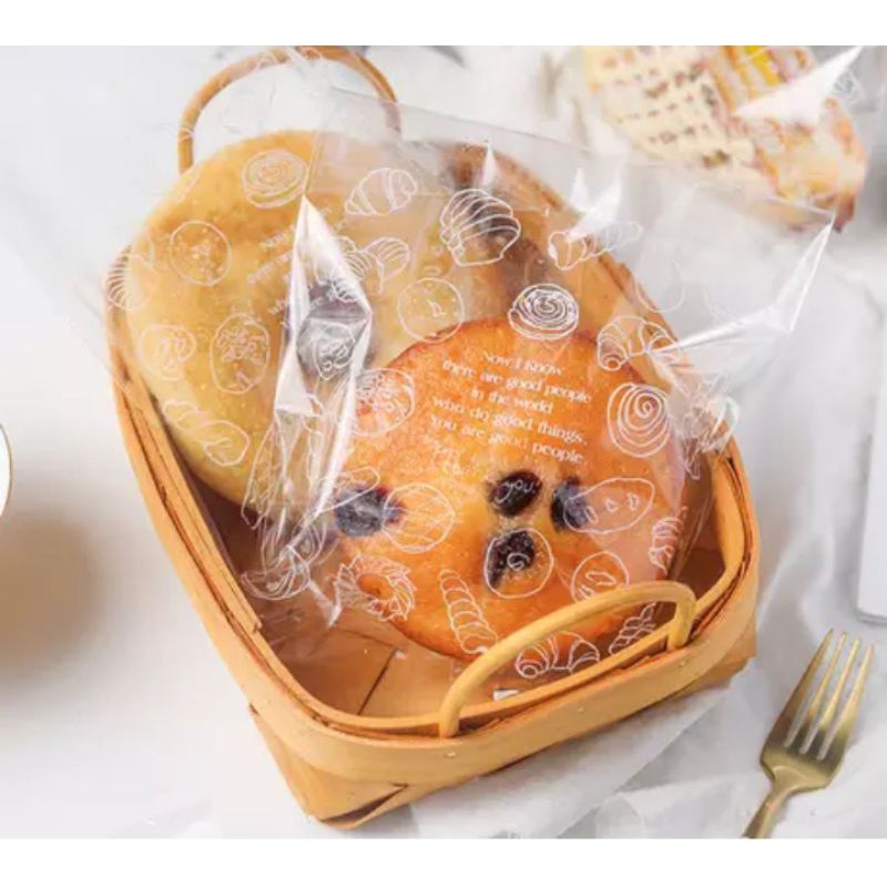 Jual PLASTIK ROTI MANIS 15*18+3CM ISI +/-100PCS | Shopee Indonesia