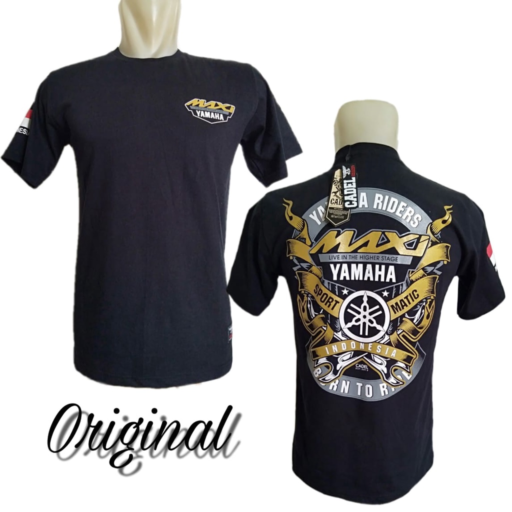 Kaos MAXI YAMAHA XMAX NMAX TMAX Premium Kaos Motor Racing Pria Bikers Distro Otomotif