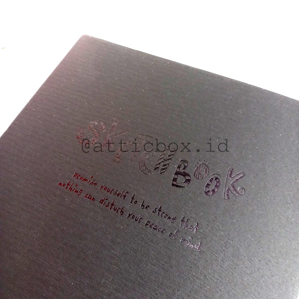 

Buku Sketchbook Hitam Besar