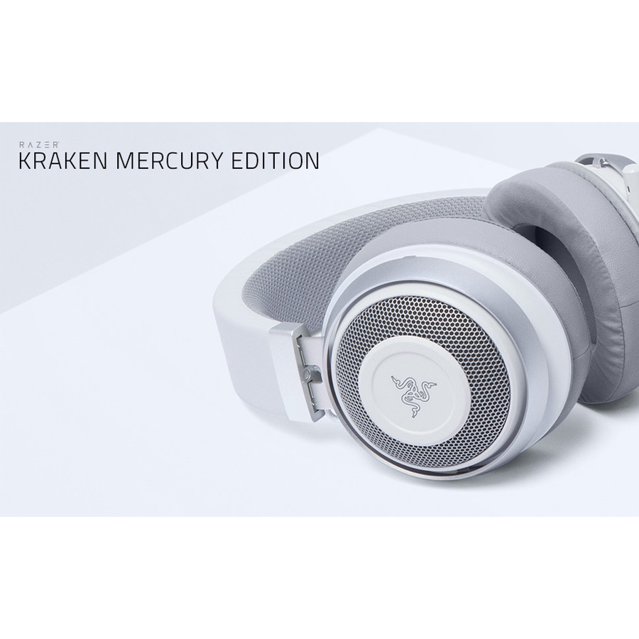 Headset Razer Kraken 2019 Mercury Wired - Gaming - Garansi Resmi Ori