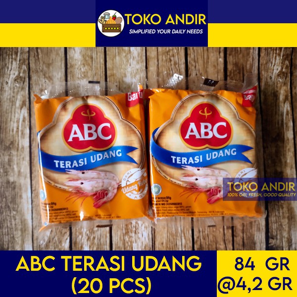 

ABC Terasi Udang Sachet (20pcs) 4,2gr