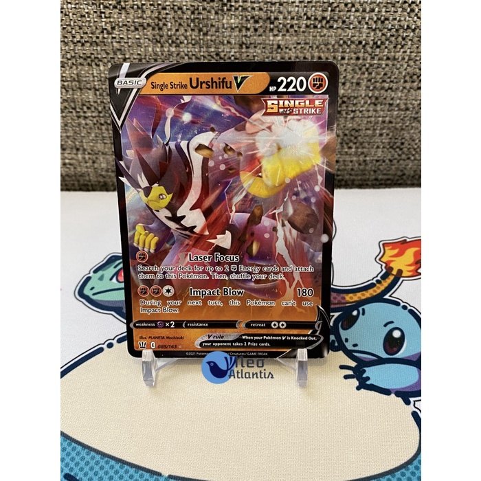 Pokemon TCG English Single Strike Urshifu V - 85/163 - Battle Styles