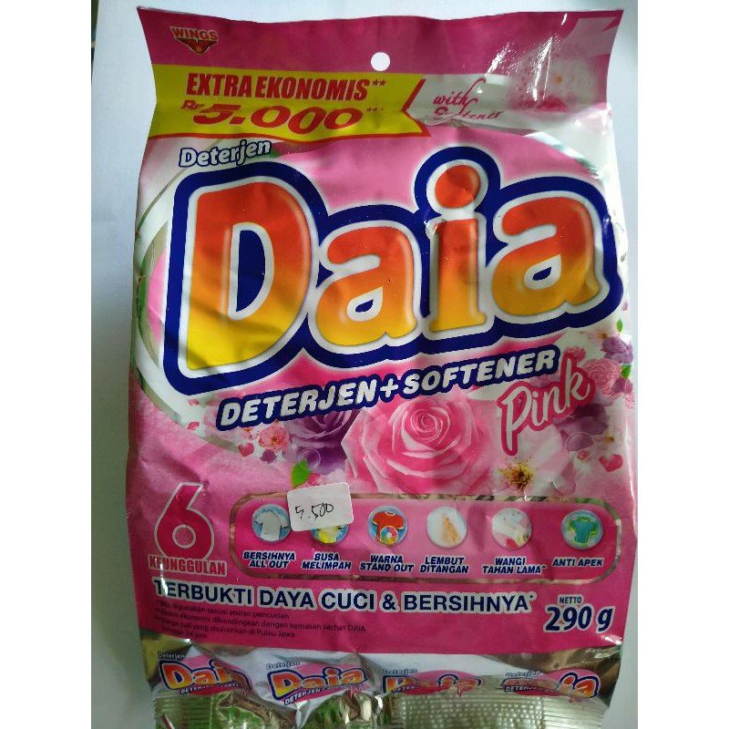 

Daia deterjen+softener 290 gram