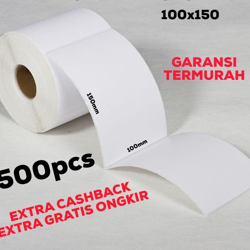 

Harga Bersahabat NG Sticker Kertas Thermal / Thermal Label 100 x 150 mm A6 500 pcs,,,