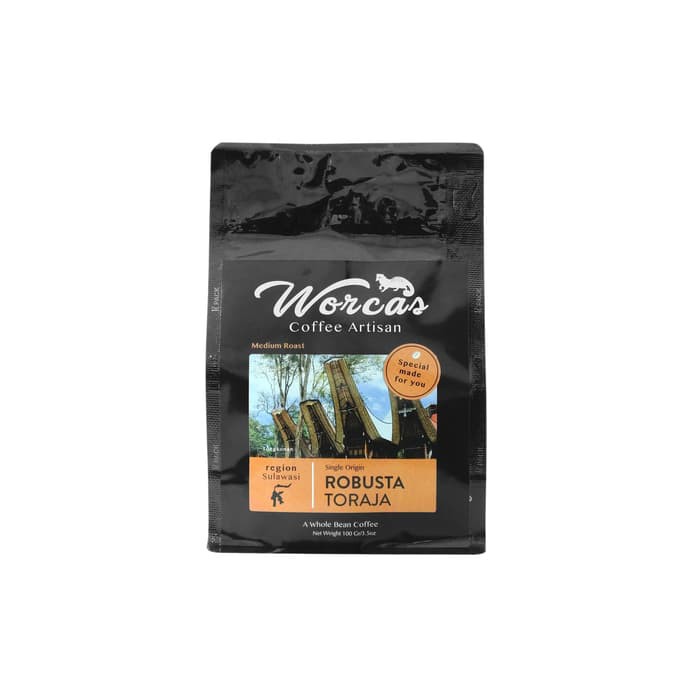 

WORCAS Kopi Robusta Toraja 100gr Medium Roast - kkp945