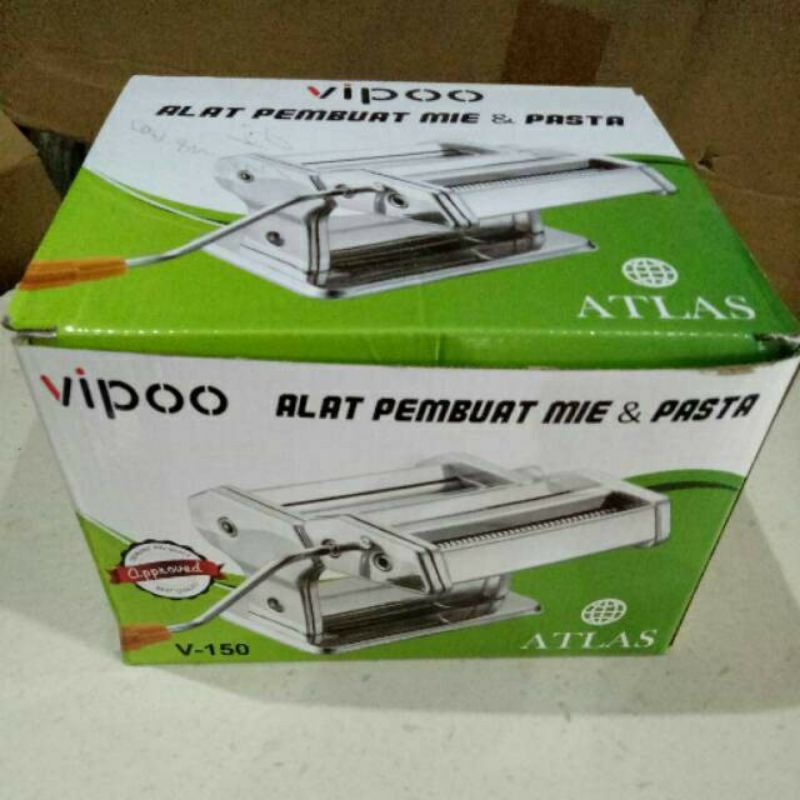 [ COD ] ✓ Alat Gilingan Mie VIPOO ATLAS Gilingan Molen Gilingan Pasta Maker Vipoo V150 Atl