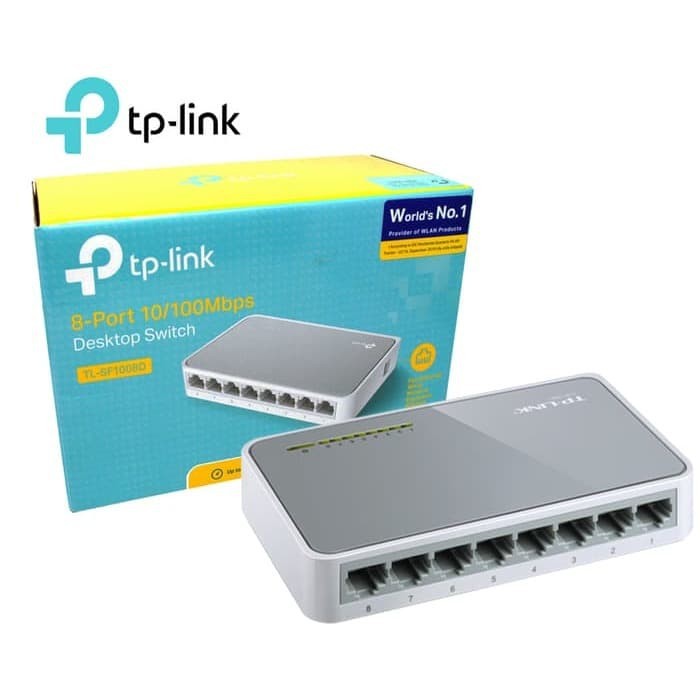 TP-LINK TL-LS1008 8-Port 10/100Mbps Desktop Switch LS1008 NEW