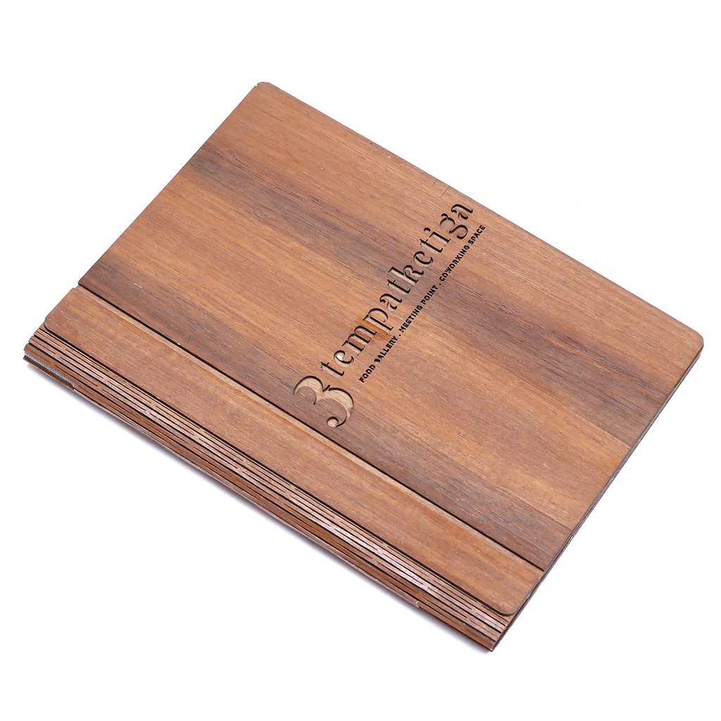 

Buku Menu Restoran & Coffeshop Kayu/Kulit Custom - KODE : BMK-LS002
