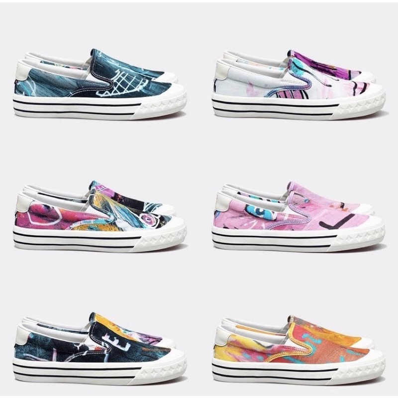 Jual [EDISI TERBATAS] SEPATU COMPASS X JASON RANTI SLIP ON ARTWORK 1