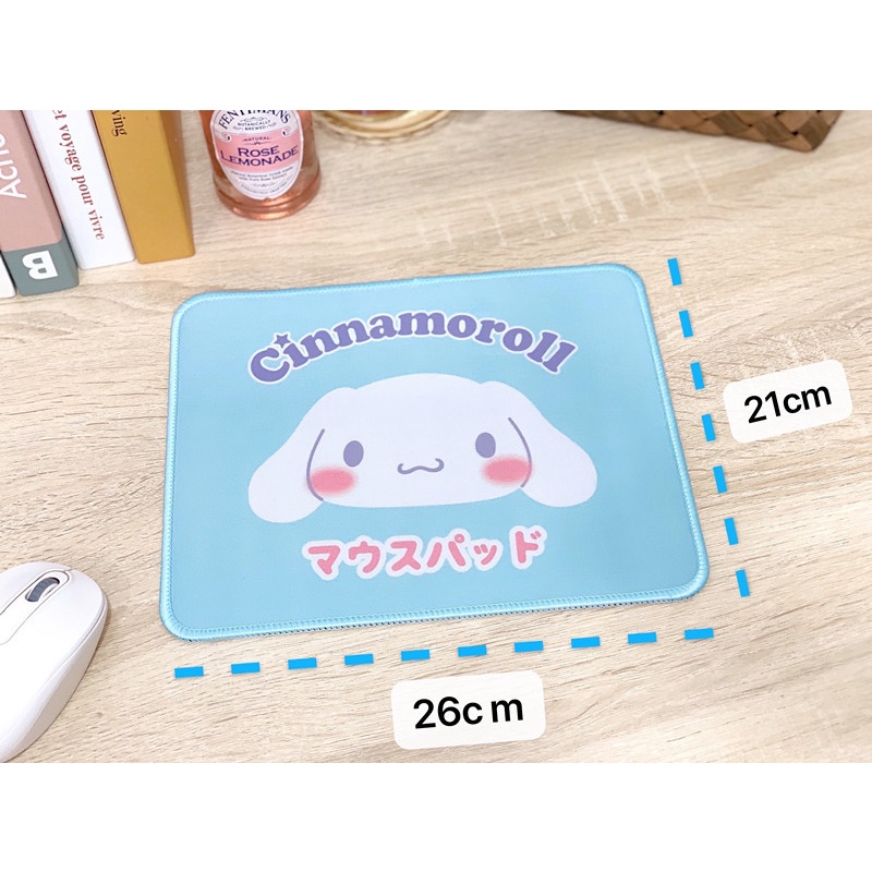 Mousepad Bulat Hello kitty Doraemon My melody Twinstar Cinnamoroll Pompurin Mouse pad alas keyboard