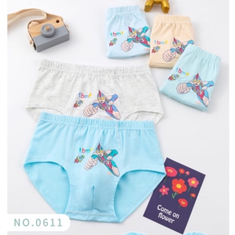 Celana Dalam Anak Laki-Laki Motif Ultraman / CD Anak Cowok Import #0611