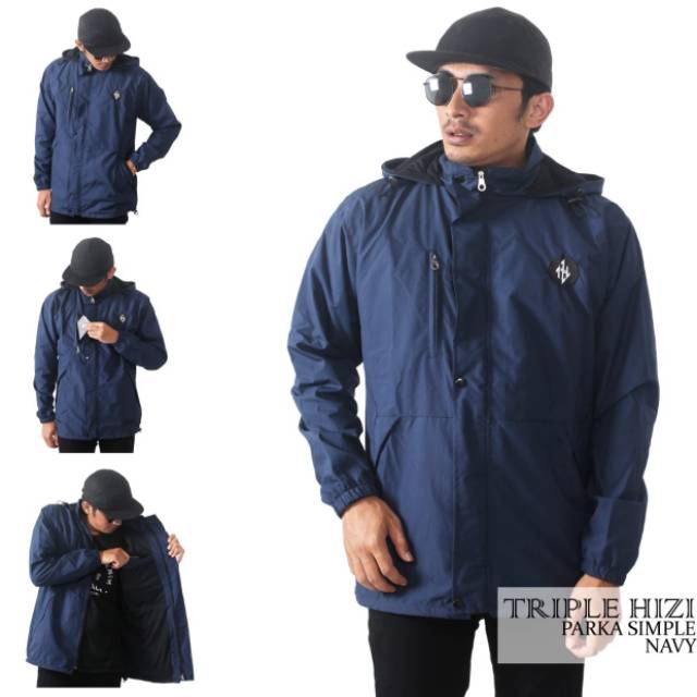 Jaket hoodie original Triple Hizi