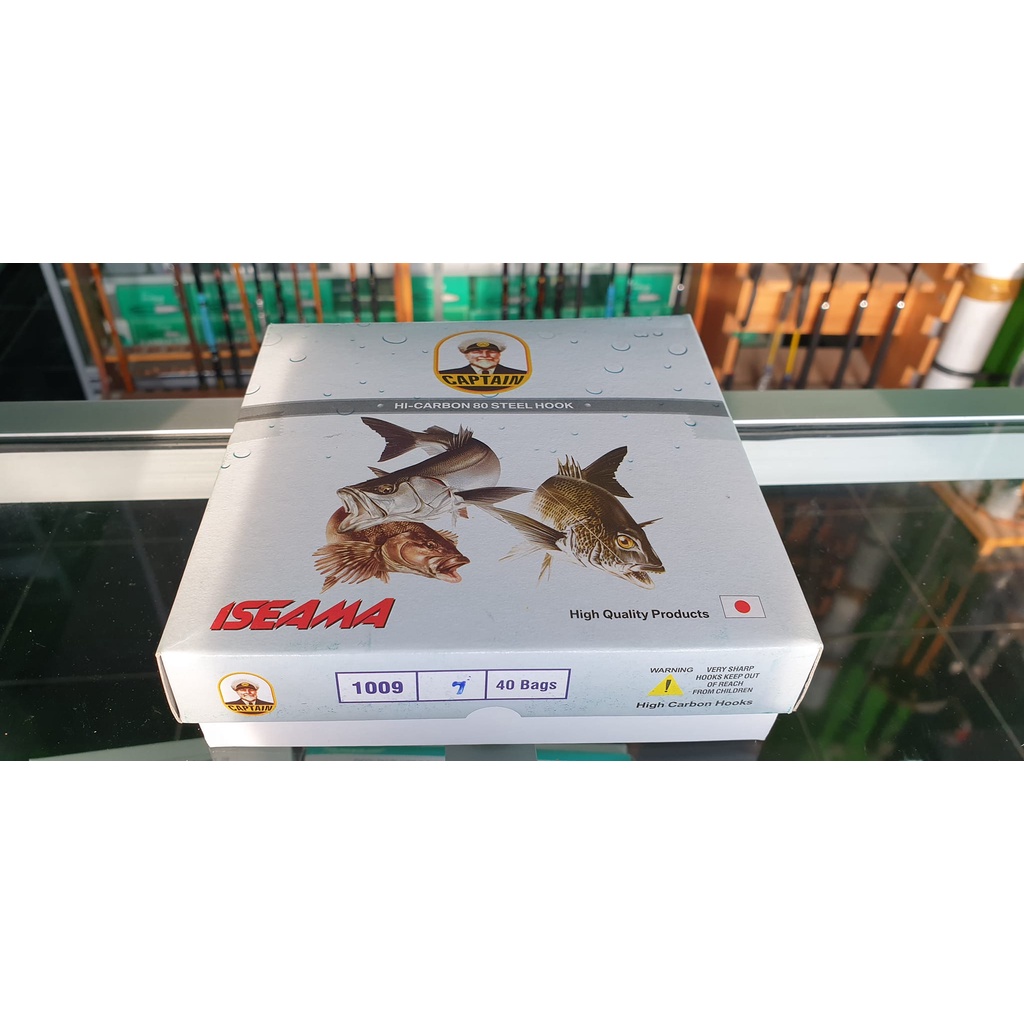 Mata Kail Captain Isema 1009 Bahan Carbon Asli Original 100%