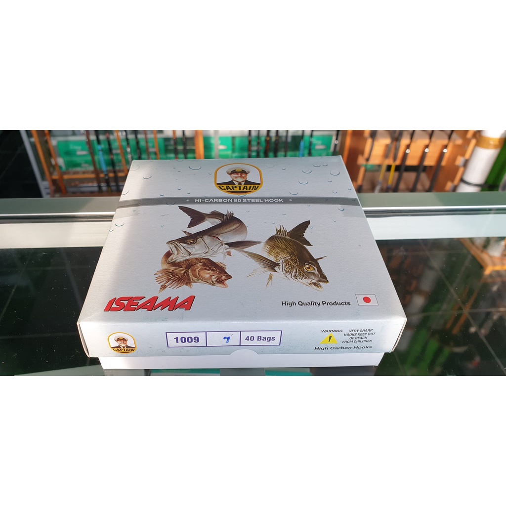 Mata Kail Captain Isema 1009 Bahan Carbon Asli Original 100%