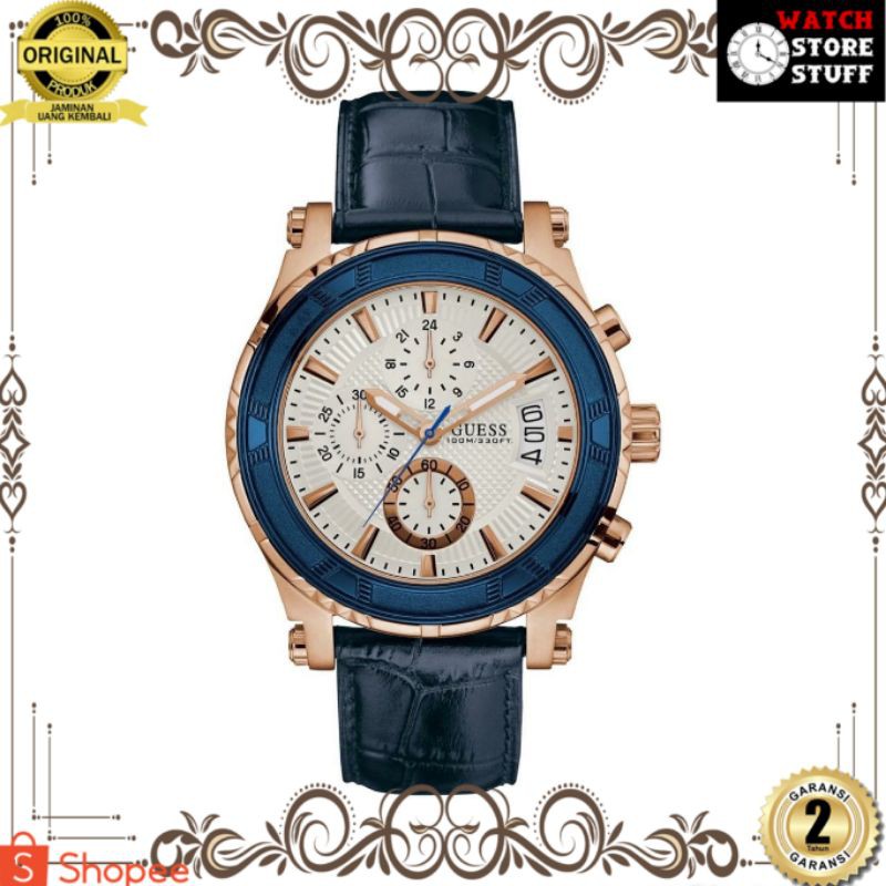 JAM TANGAN PRIA WANITA | RANTAI | KULIT | KARET | MURAH | PRIA gu3ss W0673G6 ORIGINAL