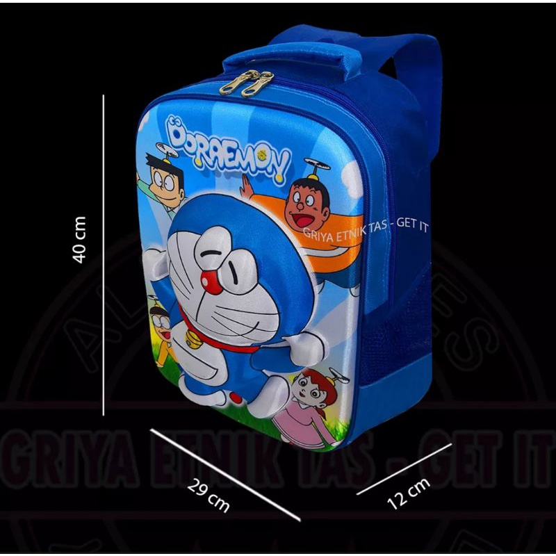 Tas Ransel Sekolah Anak SD Cewek Cowok Bahan Hardcover Import Kualitas Super Premium Motif Superhero Kartun Unicorn Beruang