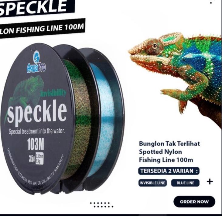 Paling Sesuai.. Senar Pancing Speckle 100M Lembut Kuat Tidak keriting