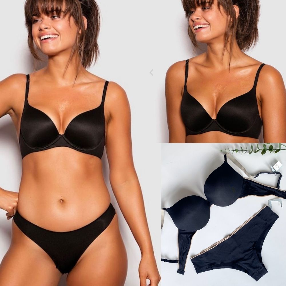 [Size 32] (HARGA 1 SET) Bra N Things - Set Dalaman Wanita Bra BH Panties Celana Dalam