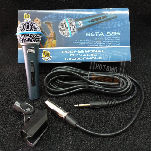 Microphone BMA BETA-58S Mic BMA Beta-58S Vocal Mic Kabel BMA