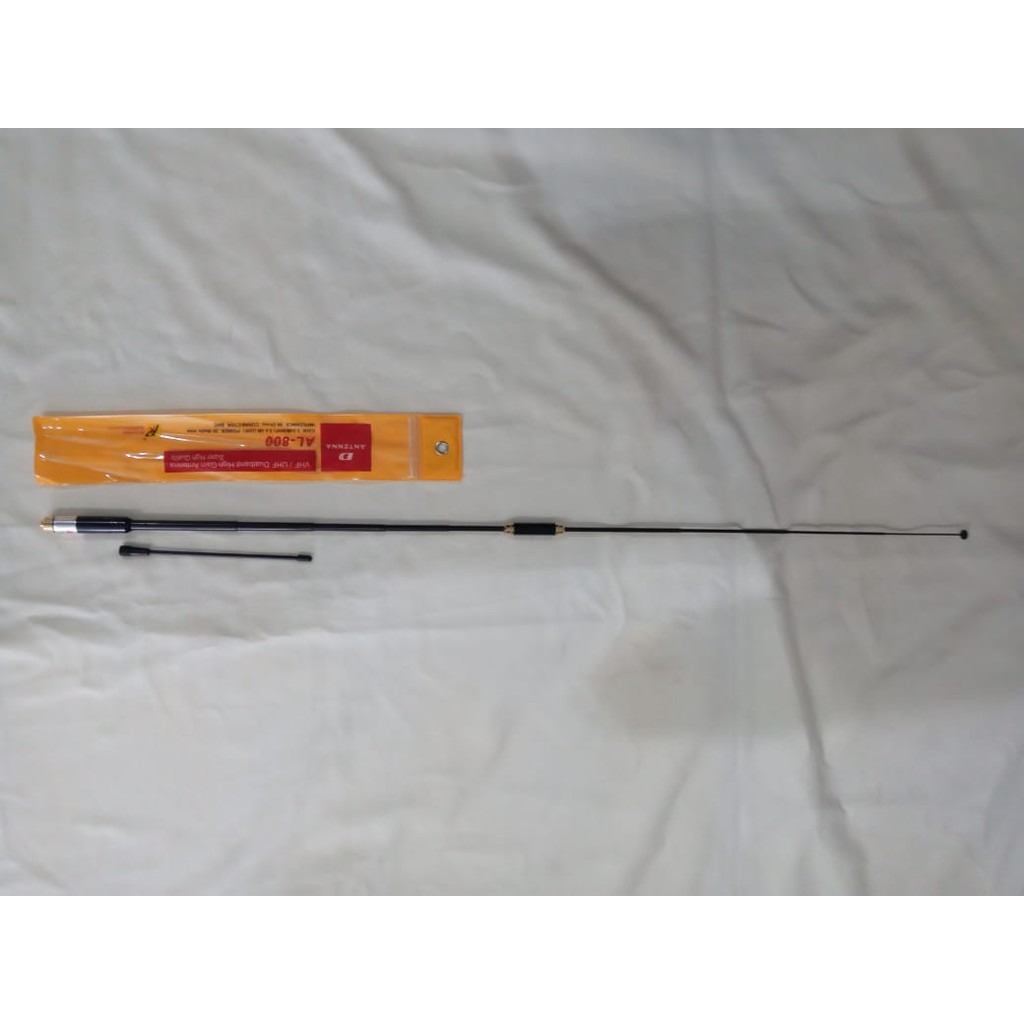 Antena AL800 Superstik, AL 800 Dualband Vhf Uhf Super Stik stick buntut tikus double loading hitam