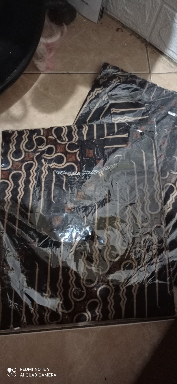 Maura Couple - Sania Ruffle Batik Couple Ori Ndoro Jowi Garansi Termurah - Modern Batik Alika Brown