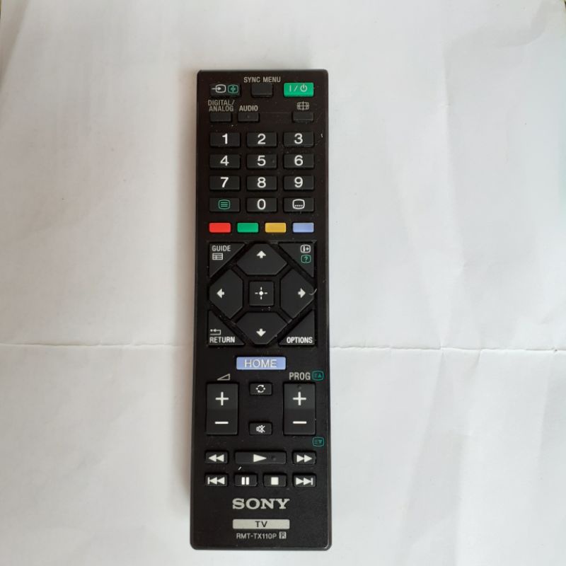Remote TV LCD SONY Home Original . RMT - TX110P .