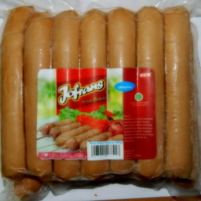 

Jofrans sosis ayam bakar original jumbo 1kg 14s