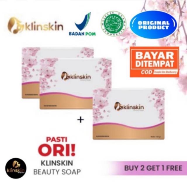 SABUN KLINSKIN / KLIN SKIN PEMUTIH BADAN DAN WAJAH WANITA ORIGINAL ORI 100% BPOM JAMINAN UANG BALIK