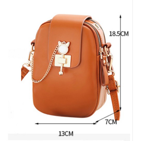 BJ268621 - BEIGE/BLACK/BROWN/KHAKI/PINK/RED - TAS SLINGBAG MODEL KUNCI DOMPET HP MINI SLEMPANG TAS WANITA FASHION IMPORT MODIS ELEGAN TERMURAH TERLARIS TERBARU BAGSTORE JAKARTA TAS BATAM BQ3172 JT68621 GT1626 LT1890 CR7694