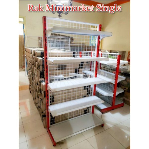 Rak Gondola Single / Rak Minimarket / Rak Besi