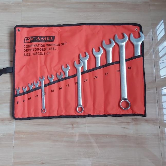 ・➧ kunci ring pas set 14pcs camel (8-32) / kunci ring pas set camel 14pcs (Ready)