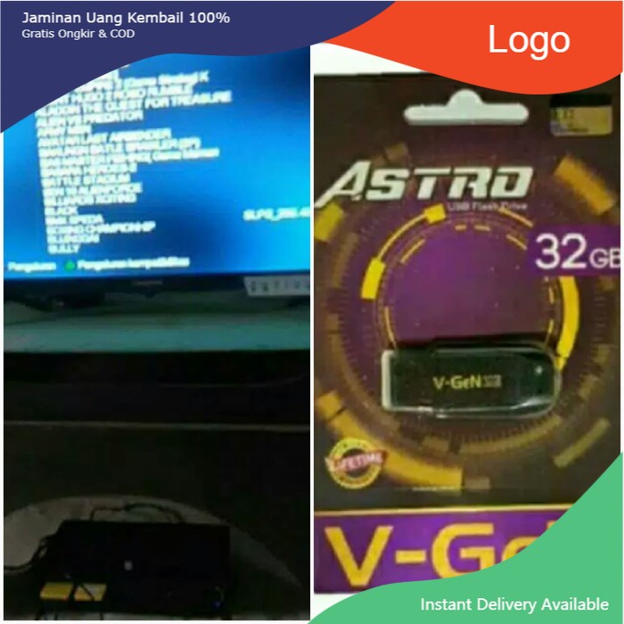 #1# flashdisk ps2 isi 50 game (garut)