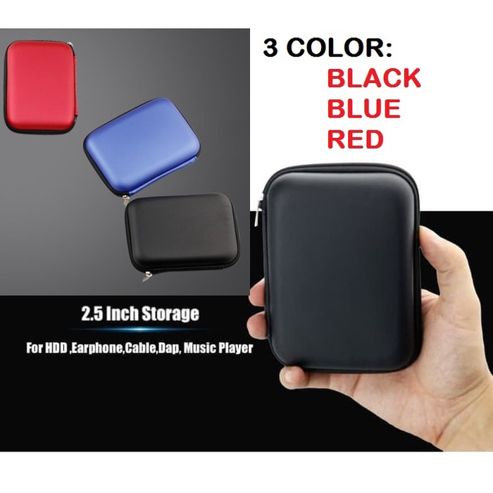 2.5 Inch HDD Case Storage Earphone Powerbank Cable Shockproof Box