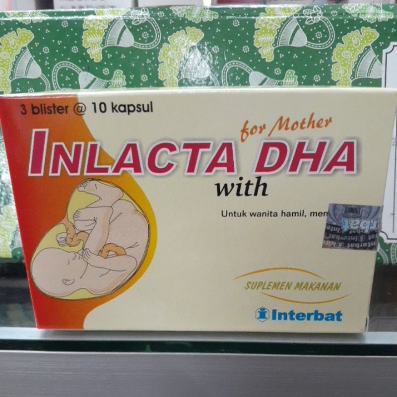 Inlacta DHA Ibu Hamil Inlacta DHA For Mother Inlacta For Mother Inlacta Isi 30 Vitamin Untuk ibu Ham