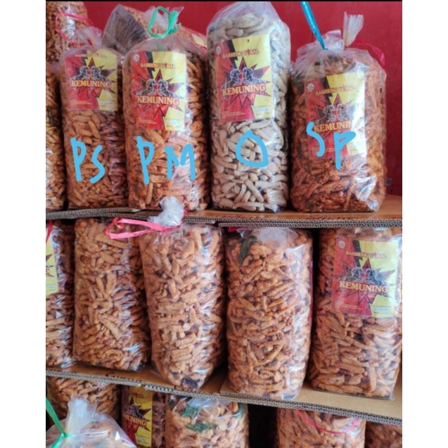 Basreng Ori 1 BALL isi 1.8kg / Bakso Goreng Original Asin Jeruk Purut 1 bal/ Baso Goreng / Bas reng / Grosir Besar Kalimantan-SUPER PEDAS 1 BALL