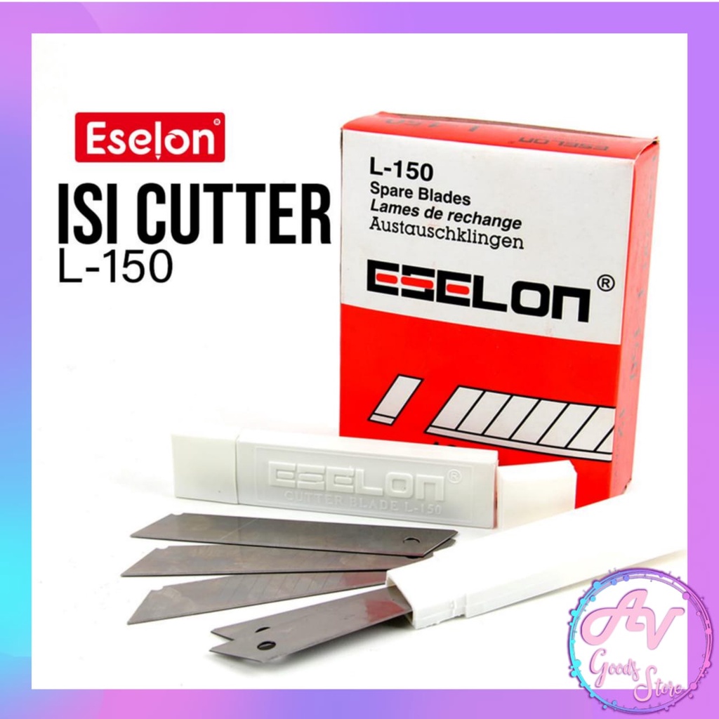 

ISI CUTTER L-150 / REFILL CUTTER / 1 TUBES ISI CUTTER L-150 ESELON ISI 5 PCS