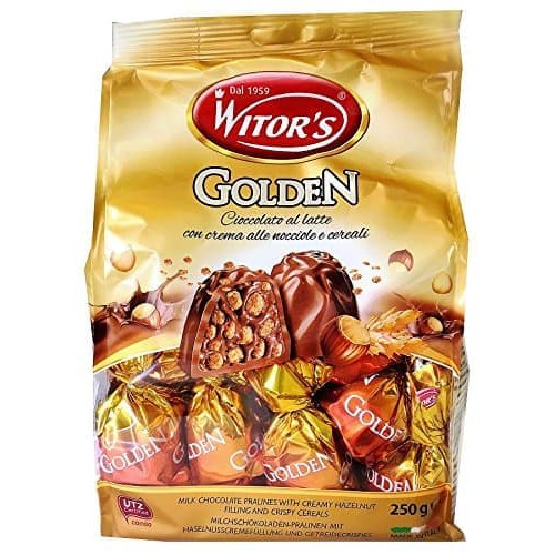 

Promo Spesial - Promo !! Witor'S Golden Hazelnut Crisp Cereal Chocolate - Coklat Impor