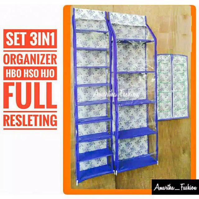 Rak Gantung Rak Organizer Paket 3in1 [ Free Ongkir ]