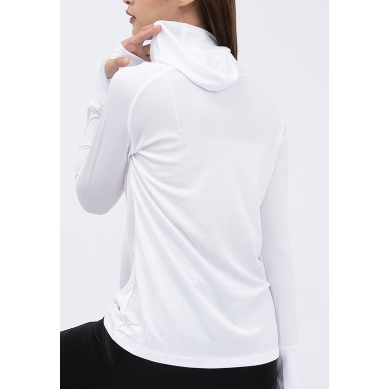 Trijee Baju Olahraga Lengan Panjang Wanita Lari/Casual/Outdoor/ Lyssa - White