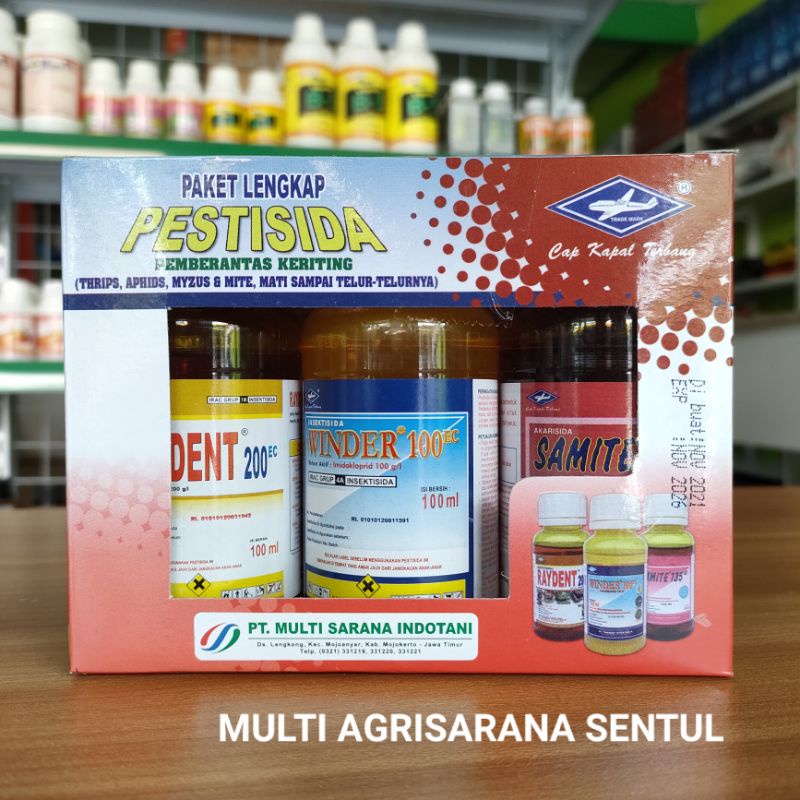 Paket Pestisida lengkap untuk keriting tanaman cabe 3 in 1 paket keriting