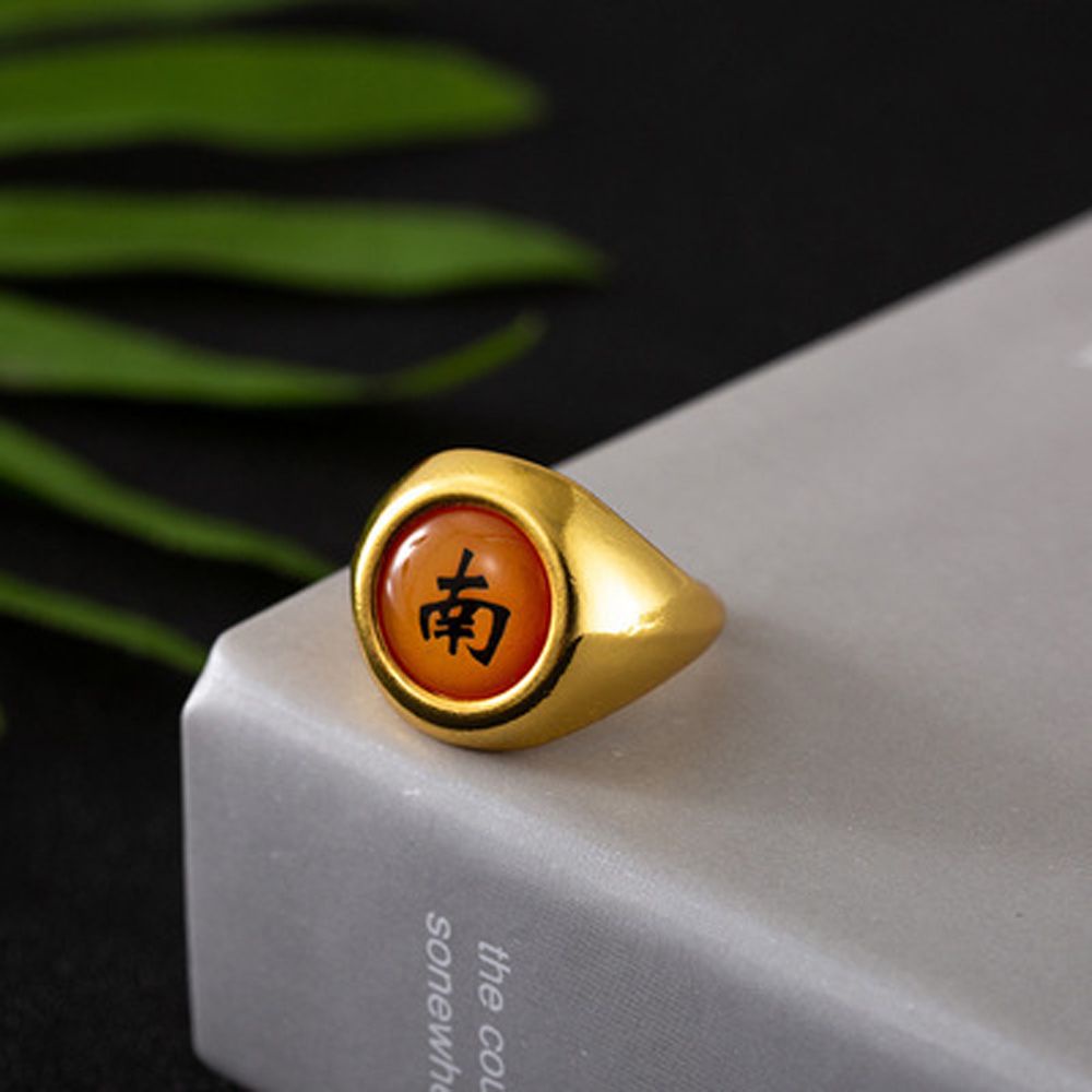 Needway  Child Cosplay Finger Rings Women DIY Jewelry Anime Ring Christmas Gift Japenese Fashion Men Akatsuki Zhu-Rings Shooting props