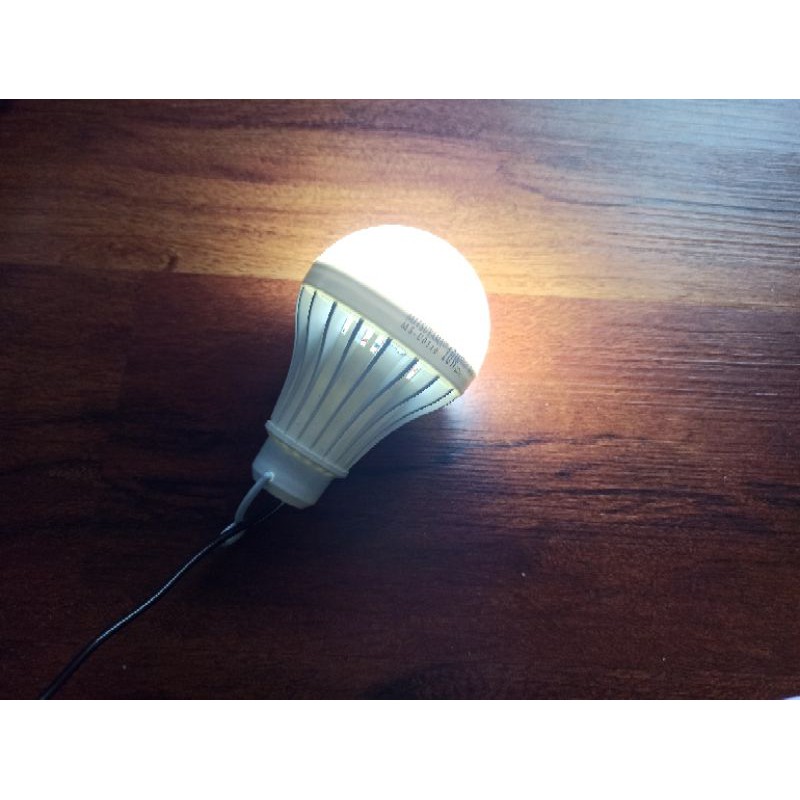 Lampu kabel USB Sx 10w led emergency light bulb cable 10 watt bohlam terang